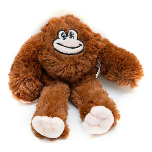 Vista 2 de Peluche para perros Gloria Mizaru 11 x 44 x 45 cm Mono Marrón
