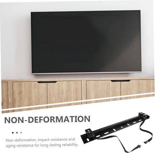 Vista 4 de Televisores LCD compatible fácil instalar sin taladro Tv soporte de pared 55 pulgadas soporte robusto en forma de L Como se muestra
