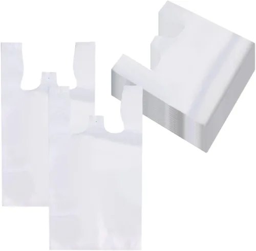 Vista 15 de ROYALNA - 200 bolsas de plástico reutilizables y desechables para restaurantes, tiendas de conveniencia, alimentos, supermercados