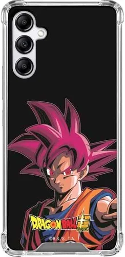 Vista 13 de Skinit Funda transparente compatible con Galaxy A14 5G, diseño oficial de Dragon Ball Super Goku