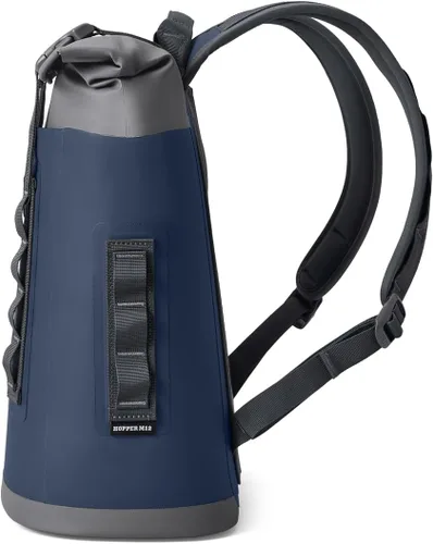 Vista 7 de YETI Hopper M Series Mochila enfriadoras de lados suaves con acceso MagShield Azul marino
