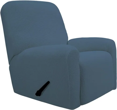 Vista 56 de PureFit Funda elástica para sofá biplaza, funda de sofá suave y antideslizante de jacquard de elastano, protector de muebles lavable con espuma