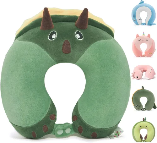 Vista 12 de Almohada de cuello de viaje de espuma viscoelástica para adolescentes y Pingüino