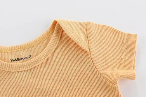 Vista 43 de Kiddiezoom Mameluco unisex de algodón de una pieza para bebé recién nacido, 5