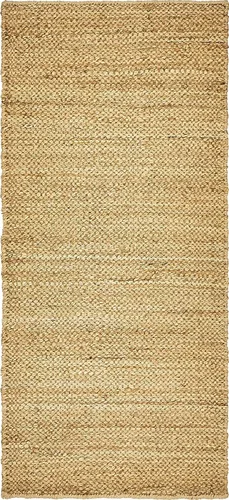 Vista 4 de Unique Loom Chunky Jute Collection - Alfombra de área - Amanda (2' 7" x 6' 1", color natural)