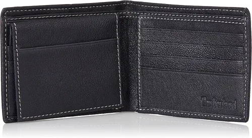 Vista 5 de Timberland Billetera de cuero genuino con tarjetero de seguridad RFID para hombre