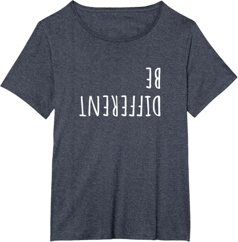 Vista 11 de Camiseta para mujer Ser Diferentes Divertidas Sarcastic Backwards Slogan Adolescentes Girls