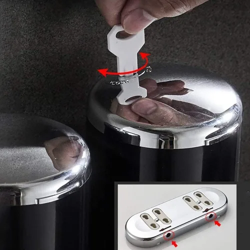 Vista 2 de Dispensador de jabón montado en la pared, dispensador de ducha, cabezal de prensado manual, dispensador de champú líquido y jabón para baño, cocina