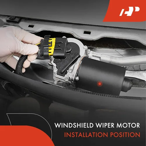 Vista 2 de A-Premium Motor del limpiaparabrisas trasero compatible con Dodge Caliber 2007-2012 Hatchback y Jeep Patriot 2007-2017, Compass 2007-2017
