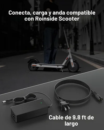 Vista 3 de VHBW Cargador de 42 V compatible con Roinside Electric Scooter Charger, compatible con Roinside UP2, UP6, UP6-1, UP8, U2, P1 Scooter eléctrico
