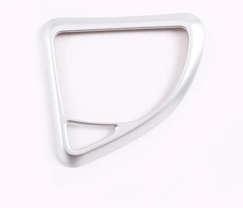 Vista 2 de YIWANG ABS coche central control palanca de cambios marco pegatinas para BMW Serie 1 E81 E82 E87 2007-2011 accesorios de coche (plata)
