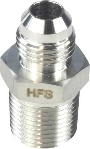 Vista 17 de Adaptador HFS NPT macho a JIC macho, 1/2 pulgada a 1/2 pulgada, 304 SS, 1