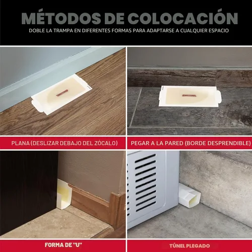 Vista 6 de Catchmaster tablas con pegamento para ratones pequeños e insectos, 75 unidades, trampas para ratones interiores para el hogar, adhesivo pegajoso