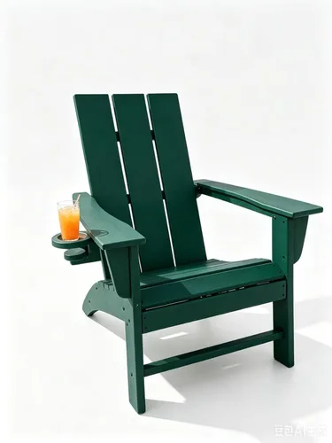 Vista 8 de Silla Adirondack de Madera Sintética Adiromoti, Sillas de Patio Resistente a Todo Clima, Aspecto de Madera, Silla Pre-Ensamblada para Fuego al Aire