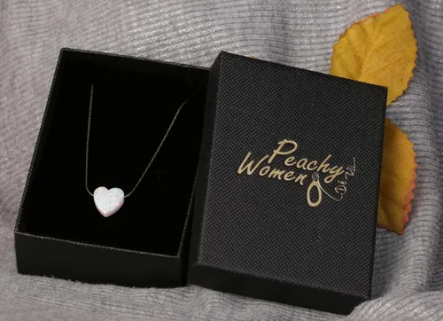 Vista 19 de Heart Opal Necklace