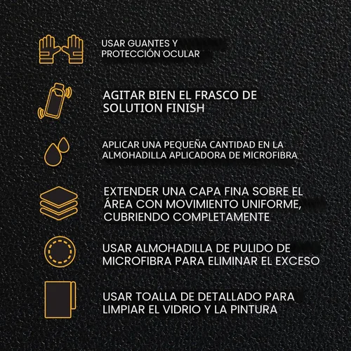 Vista 5 de Solución acabado, plástico negro y restaurador de vinilo, uso para coche y Camión., 12 onza