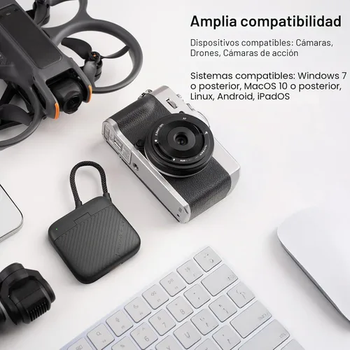 Vista 7 de PGYTECH CreateMate - Funda para lector de tarjetas SD, lector de tarjetas SD 4.0 2 en 1 de alta velocidad con almacenamiento portátil de 6 ranuras