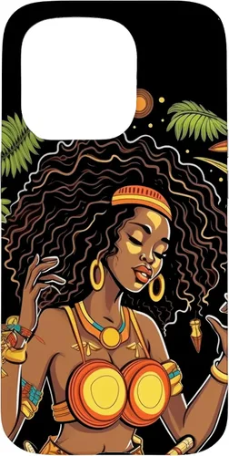 Vista 14 de Funda para iPhone 16 Rasta Reggae Music Cannabis Weed Leaf 420 Rastafarian Women