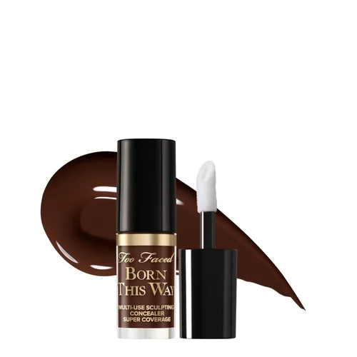 Vista 32 de Too Faced Born This Way Super Coverage Multi-Use Concealer Full-Coverage Hydrating Concealer for Dark Circles & Blemishes with Natural Finish