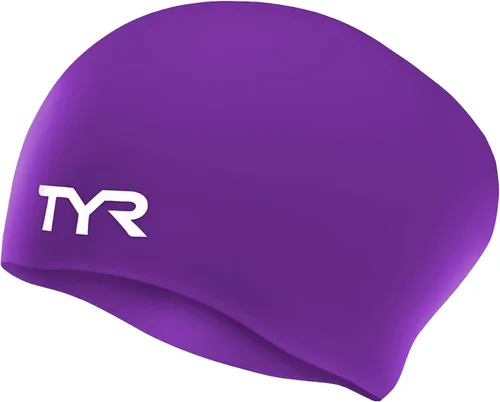 Vista 19 de Gorro de natación TYR, de silicona, ideal para pelo largo, no se arruga