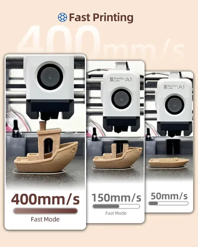 Vista 4 de Inslogic Filamento PLA WoodFill presecado de 0.069 pulgadas, 2.2 libras 2.2 lbs Woodfill Cherry