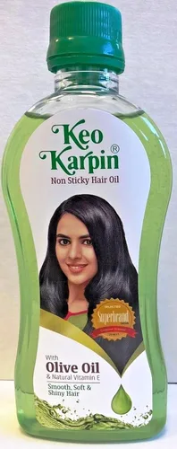 Vista 2 de Keo Karpin Aceite Capilar 10.1 fl oz -Pack de 2 con Aceite de Oliva