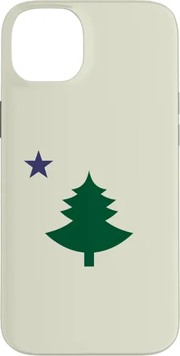 Vista 15 de Original Old Maine State Flag 1901 Pine Tree Star Case for iPhone 17