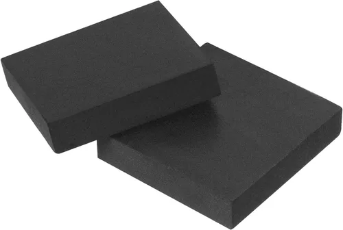 Vista 6 de PATIKIL Patas para macetas de 2 x 2 x 0.6 pulgadas, paquete de 6 unidades, invisibles de goma, cuadrados para jardín, patio, terraza, macetas