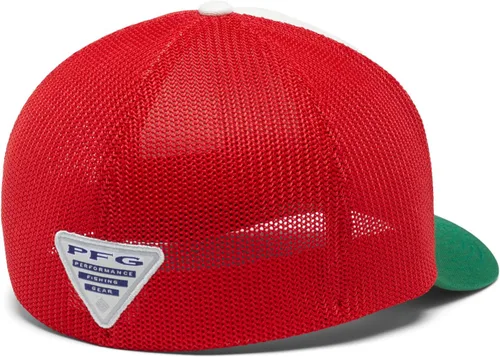 Vista 2 de Columbia Gorra de malla PFG con diseño de bandera de peces de Canadá