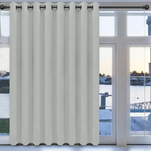 Vista 177 de Easy-Going - Cortinas opacas para dormitorio, aislamiento térmico sólido con ojales, cortinas de ventana para reducción de ruido, cortinas