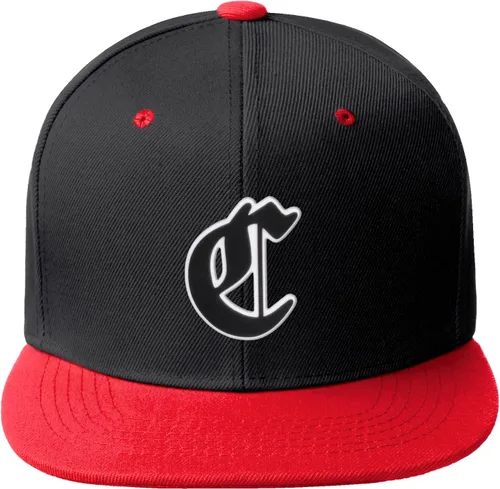 Vista 842 de Daxton Gorra clásica con visera de billete plano con letras del alfabeto inglés antiguo de la A a la Z