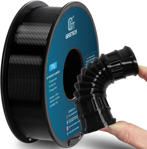 Vista 64 de Geeetech - Filamento PLA de 0.07 pulgadas, filamento de seda de bicolor, consumo dicromático de coextrusión brillante, 2.2 libras, 1 carrete