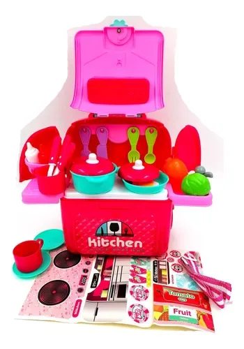 Juego Cocina Maleta infantil de Oh Homie