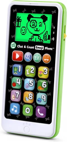 Vista 8 de LeapFrog Teléfono Emoji para chatear y contar, negro