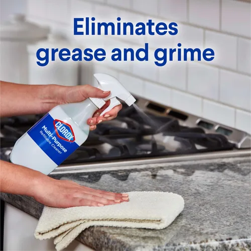 Vista 5 de Clorox Recambio de spray multiusos, esenciales para el hogar, 3 x 1.125fo repuestos concentrados