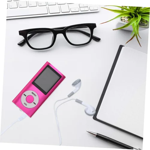 Vista 9 de Reproductor de música portátil compacto con visor de fotos de pantalla y mini puerto USB Reproductor ligero para música y estudiantes