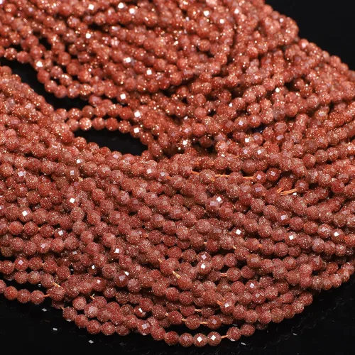 Vista 69 de 180 piezas 2mm Cuentas de piedras preciosas de turquesa africana natural facetada redonda suelta para hacer joyas