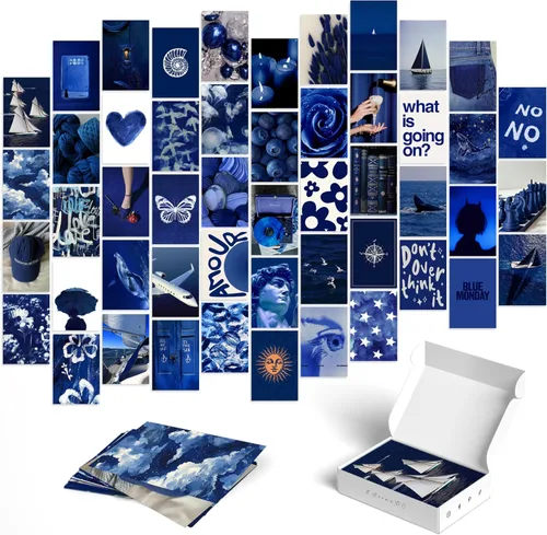 Vista 10 de Y2K BOO Kit de Collage de Pared Dark Academia - 50 Fotos Clásicas y Misteriosas de 4"x6" para Decoración de Dormitorio, Regalo para Chicas