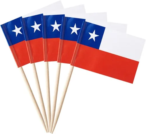 Vista 26 de stidsds 100 banderas de Antigua y Barbuda con palillos de dientes de Antigua y Barbuda, mini adornos pequeños para cupcakes de Antigua y Barbuda