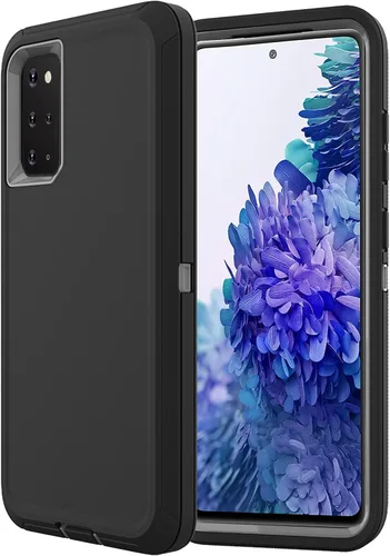 Vista 23 de Gurible - Funda para Samsung Galaxy S21 Plus, protección resistente de 3 capas, a prueba de golpes, a prueba de polvo, antiarañazos, con cubierta