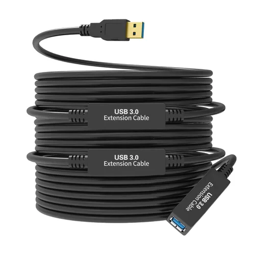 Vista 8 de Cable de extensión USB 3.0 activo de 25 pies, cable de extensión USB largo A-macho A-hembra, con potenciadores de señal de chipset de expansión