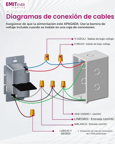 Vista 9 de EMITEVER Dimmer Light Switch & 24V 60W Dimmable LED Driver 2 in UL Listed