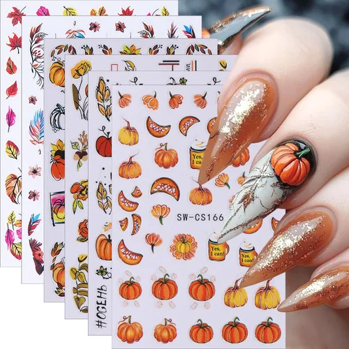 Vista 45 de 30 hojas de calcomanías de uñas para el día de San Valentín, diseño de flores, corazón, pastel de frutas, serie de labios rojos, suministros de arte