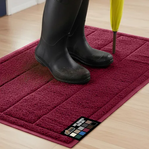 Vista 11 de GORILLA GRIP Dirt Grabber - Tapete de malla para puertas, de bajo perfil, resistente a manchas y decoloración, tiras de secado rápido resistentes