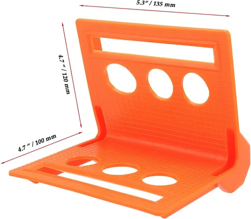 Vista 2 de JOIKIT Paquete de 20 protectores de correa plana de plástico de 4 pulgadas, protector de esquina de borde resistente para cargas de carga