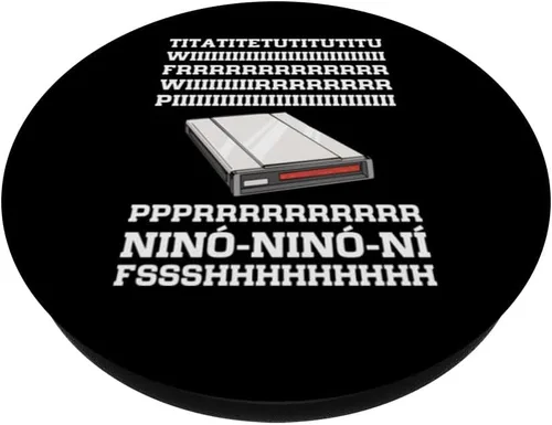Vista 2 de Nostalgia de los años 90 Retro 90s Dial Up Internet Vintage PopSockets intercambiables PopGrip