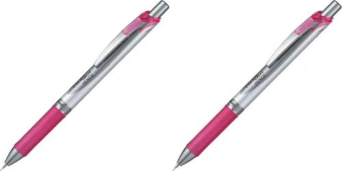 Vista 4 de Pentel Lápiz mecánico, Energize, 0.020 in, blanco perla y negro (PL75-AW)
