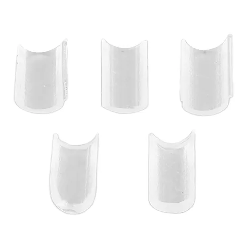 Vista 6 de 2 bolsas U Tip Clear Granule Beads Extensions Bonding or Rebond, paquete de pegamento de fusión en forma de uñas, extensión de cabello blanco