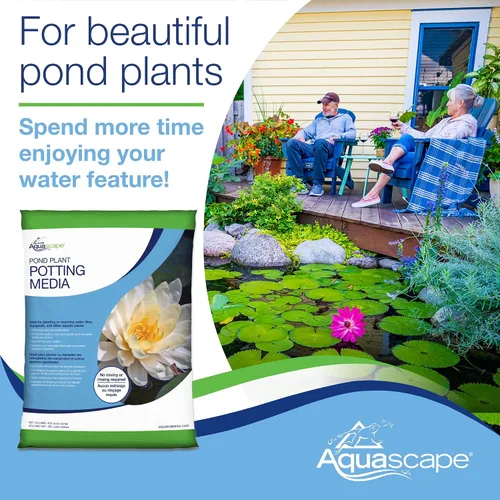Vista 6 de Aquascape Medio de Plantación para Estanques de Plantas Acuáticas, Tierra Nutritiva para Jardines Acuáticos, Apoya un Crecimiento Fuerte de Raíces