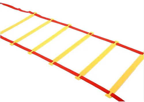 Vista 4 de Equipo de entrenamiento de escalera de agilidad de fitness, mejora la coordinación, velocidad, desarrolla potencia explosiva, fuerza y mejor trabajo